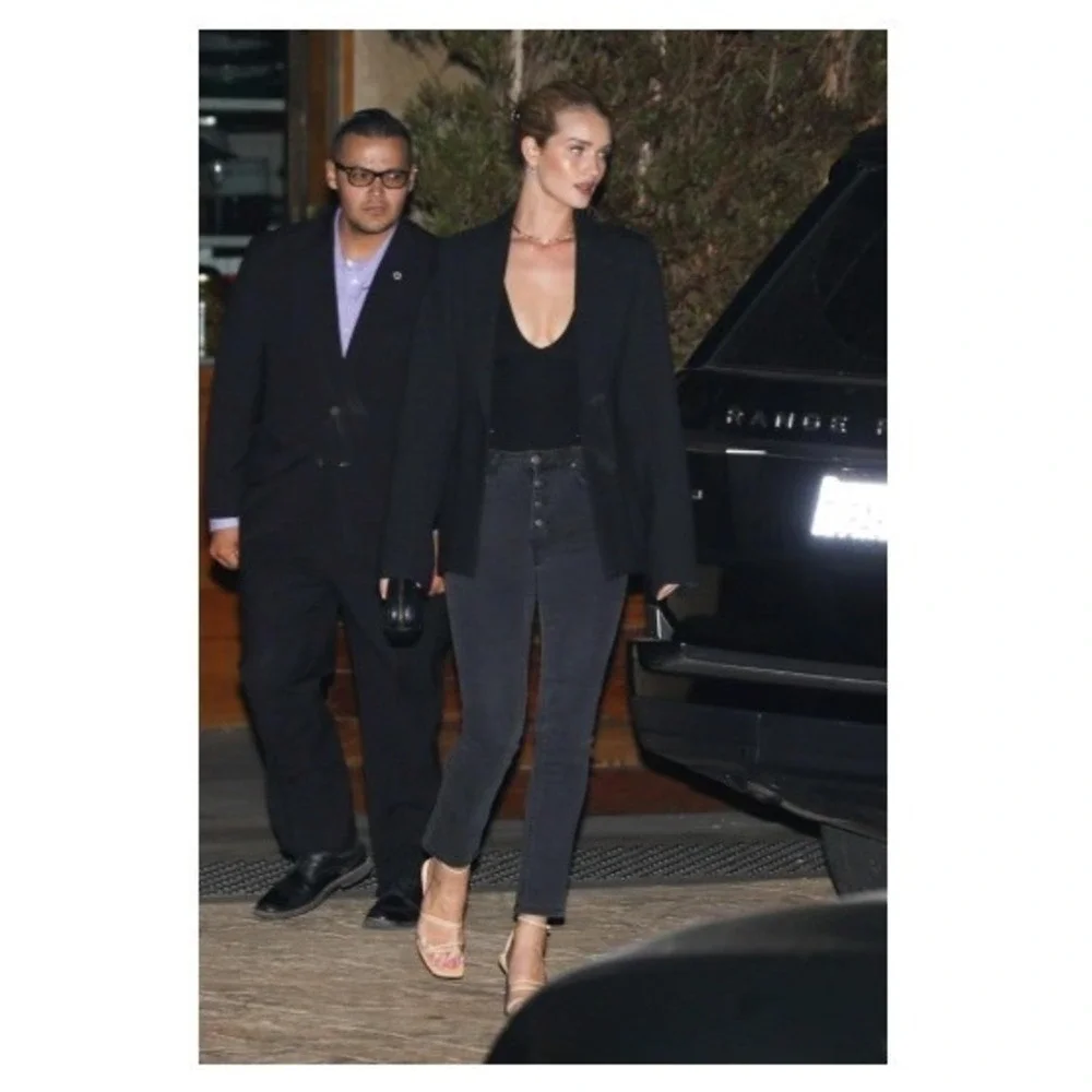 Anine Bing Frida Retro Off Duty High Rise Ankle Jean RosieHW Britishcore Edgy 23